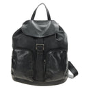 PRADA Backpack Leather Black VZ0053 Auth am11989V-2
