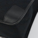 GUCCI GG Canvas Hand Bag Black Silver 000 0855 Auth am11991V-10