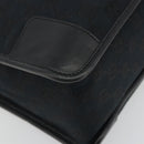 GUCCI GG Canvas Hand Bag Black Silver 000 0855 Auth am11991V-11