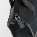 GUCCI GG Canvas Hand Bag Black Silver 000 0855 Auth am11991V-14