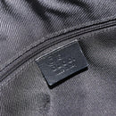 GUCCI GG Canvas Hand Bag Black Silver 000 0855 Auth am11991V-15