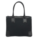 GUCCI GG Canvas Hand Bag Black Silver 000 0855 Auth am11991V-2