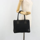 GUCCI GG Canvas Hand Bag Black Silver 000 0855 Auth am11991V-22