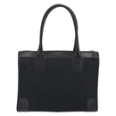 GUCCI GG Canvas Hand Bag Black Silver 000 0855 Auth am11991V-3