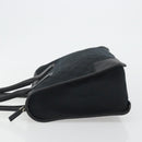 GUCCI GG Canvas Hand Bag Black Silver 000 0855 Auth am11991V-5