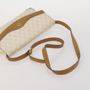GUCCI GG Supreme Web Sherry Line Bag PVC Canvas 2 Set Beige White Auth am11992-13