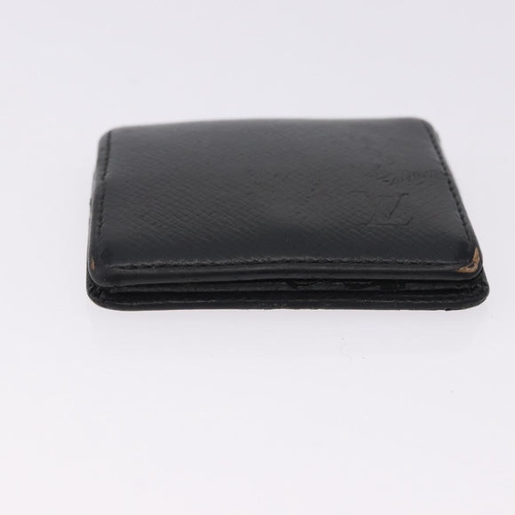 LOUIS VUITTON Monogram Taiga Damier Ebene Wallet 7 Set Black Green Auth am11994