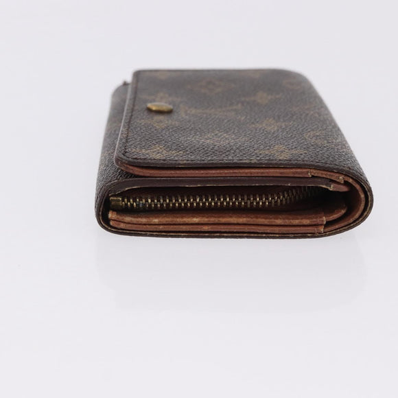 LOUIS VUITTON Monogram Taiga Damier Ebene Wallet 7 Set Black Green Auth am11994