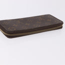 LOUIS VUITTON Monogram Taiga Damier Ebene Wallet 7 Set Black Green Auth am11994-33