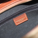 BURBERRY Nova Check Hand Bag PVC Beige Gold Auth am11995V-15