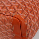 GOYARD Herringbone Artois PM Tote Bag PVC Leather Orange Auth am11996SM-12