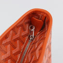 GOYARD Herringbone Artois PM Tote Bag PVC Leather Orange Auth am11996SM-14