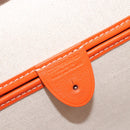 GOYARD Herringbone Artois PM Tote Bag PVC Leather Orange Auth am11996SM-15