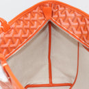 GOYARD Herringbone Artois PM Tote Bag PVC Leather Orange Auth am11996SM-18