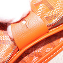 GOYARD Herringbone Artois PM Tote Bag PVC Leather Orange Auth am11996SM-20