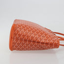 GOYARD Herringbone Artois PM Tote Bag PVC Leather Orange Auth am11996SM-4