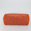 GOYARD Herringbone Artois PM Tote Bag PVC Leather Orange Auth am11996SM-9