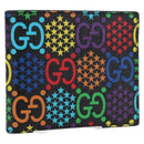 GUCCI GG Psychedelic Wallet PVC Multicolor 601089 Auth am11997M-1