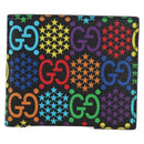 GUCCI GG Psychedelic Wallet PVC Multicolor 601089 Auth am11997M-2