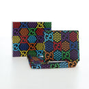 GUCCI GG Psychedelic Wallet PVC Multicolor 601089 Auth am11997M-23