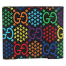 GUCCI GG Psychedelic Wallet PVC Multicolor 601089 Auth am11997M-3