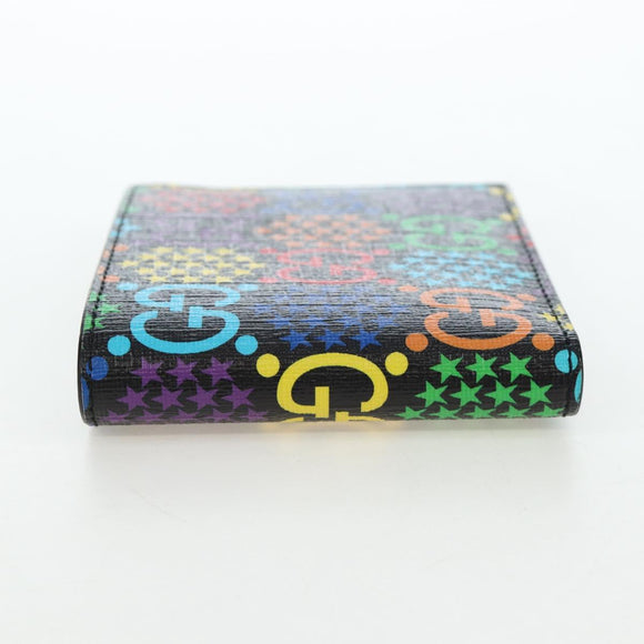 GUCCI GG Psychedelic Wallet PVC Multicolor 601089 Auth am11997M