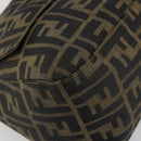 FENDI Zucca Canvas Mamma Baguette Shoulder Bag Brown Black Auth am12000A-14