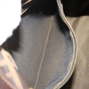 FENDI Zucca Canvas Mamma Baguette Shoulder Bag Brown Black Auth am12000A-12