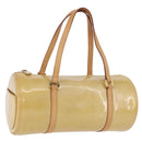 LOUIS VUITTON Monogram Vernis Bedford Hand Bag Beige M91006 LV Auth am12001V-1