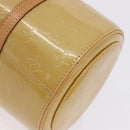 LOUIS VUITTON Monogram Vernis Bedford Hand Bag Beige M91006 LV Auth am12001V-16