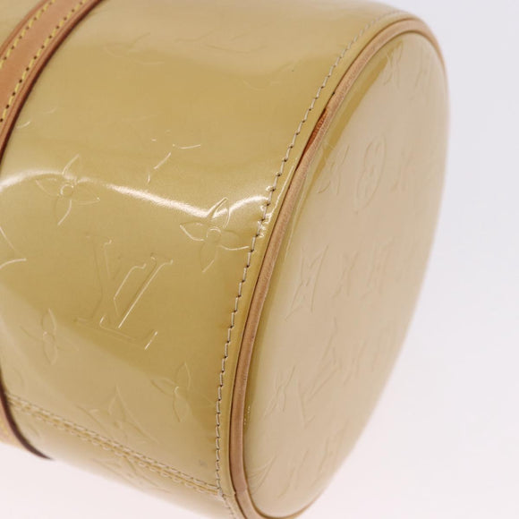 LOUIS VUITTON Monogram Vernis Bedford Hand Bag Beige M91006 LV Auth am12001V