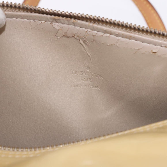 LOUIS VUITTON Monogram Vernis Bedford Hand Bag Beige M91006 LV Auth am12001V