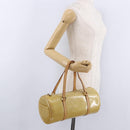 LOUIS VUITTON Monogram Vernis Bedford Hand Bag Beige M91006 LV Auth am12001V-23