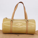 LOUIS VUITTON Monogram Vernis Bedford Hand Bag Beige M91006 LV Auth am12001V-12