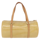 LOUIS VUITTON Monogram Vernis Bedford Hand Bag Beige M91006 LV Auth am12001V-2