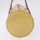 LOUIS VUITTON Monogram Vernis Bedford Hand Bag Beige M91006 LV Auth am12001V-3