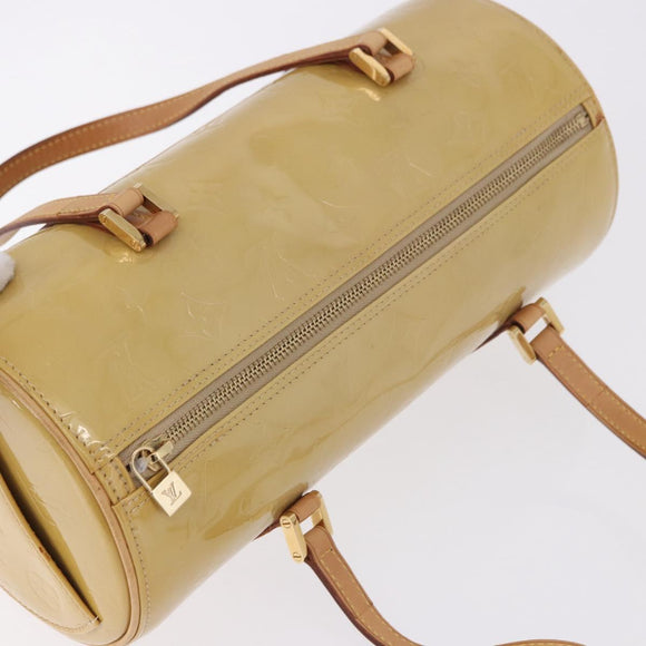LOUIS VUITTON Monogram Vernis Bedford Hand Bag Beige M91006 LV Auth am12001V