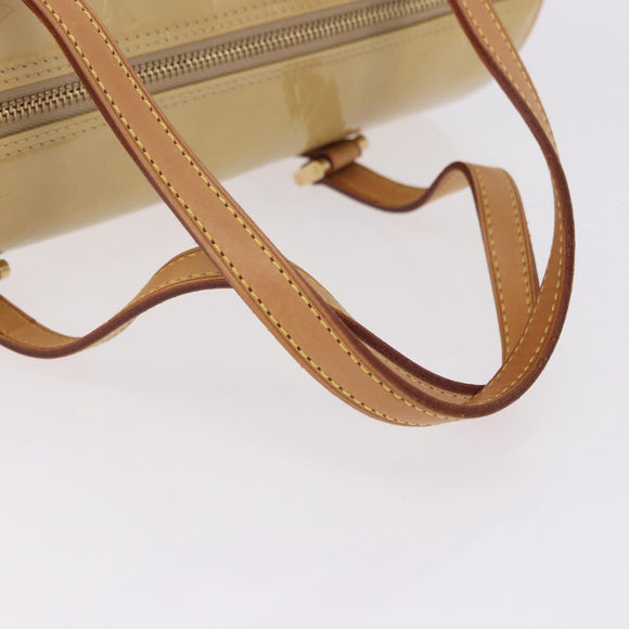 LOUIS VUITTON Monogram Vernis Bedford Hand Bag Beige M91006 LV Auth am12001V