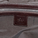FENDI Zucca Canvas Mamma Baguette Shoulder Bag Black Brown Auth am12003V-20