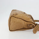 BALENCIAGA The Giant City Hand Bag Leather 2way Beige 281770 Auth am12006A-3