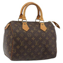 LOUIS VUITTON Monogram Speedy 25 Hand Bag M41528 LV Auth am12008A-1