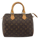 LOUIS VUITTON Monogram Speedy 25 Hand Bag M41528 LV Auth am12008A-13
