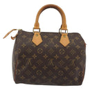 LOUIS VUITTON Monogram Speedy 25 Hand Bag M41528 LV Auth am12008A-2