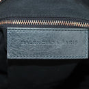 BALENCIAGA Giant Vero Hand Bag Leather 2way Gray 263244 Auth am12009SAM-23