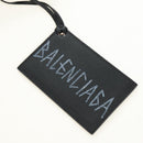 BALENCIAGA Graffiti The City Hand Bag Leather 2way Black 115748 Auth am12010SAM-21