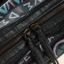 BALENCIAGA Graffiti The City Hand Bag Leather 2way Black 115748 Auth am12010SAM-22