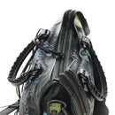 BALENCIAGA Graffiti The City Hand Bag Leather 2way Black 115748 Auth am12010SAM-6