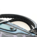 BALENCIAGA Graffiti The City Hand Bag Leather 2way Black 115748 Auth am12010SAM-14