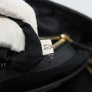 PRADA Hand Bag Nylon Leather 2way Black Gold Auth am12012-12
