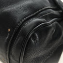 Chloe Paddington Hand Bag Leather Black Gold Silver Auth am12013SAM-13